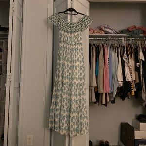 Club Monaco off the shoulder dress